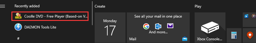 Launch the DVD Media Player 